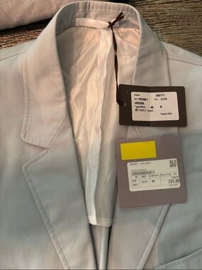 Caruso Luxury Light Gray Blazer - Classic Single-Breasted Jacket NWT never worn